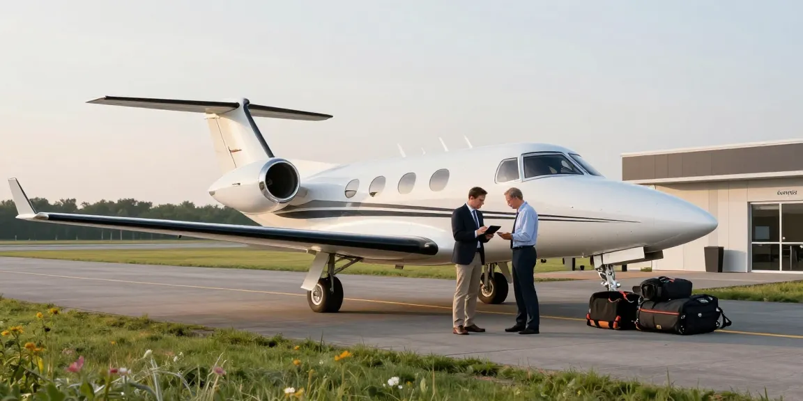 Urgent air cargo services Ontario showcased with a Piper PA-31 Navajo preparing for a timely business flight.